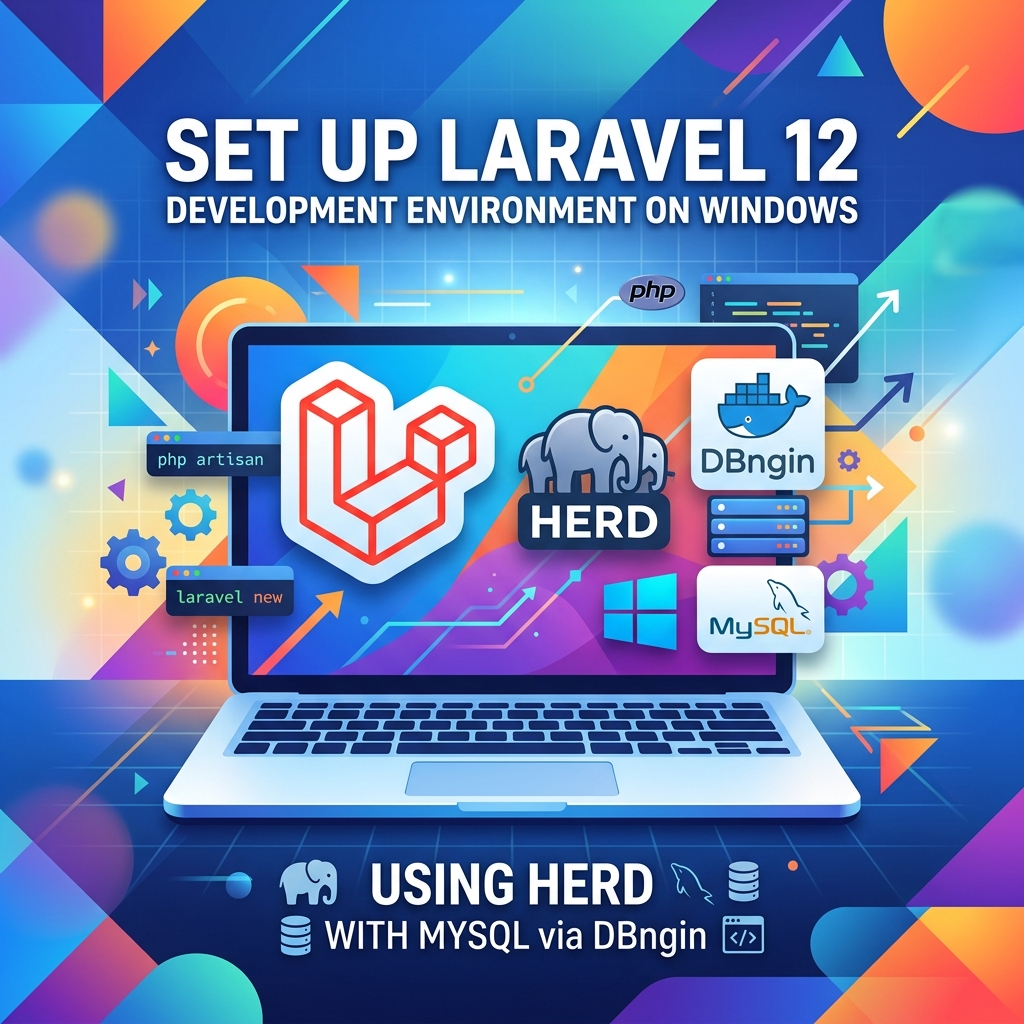 How to Set Up Laravel 12 Development Environment on Windows Using Herd (with MySQL via DBngin)